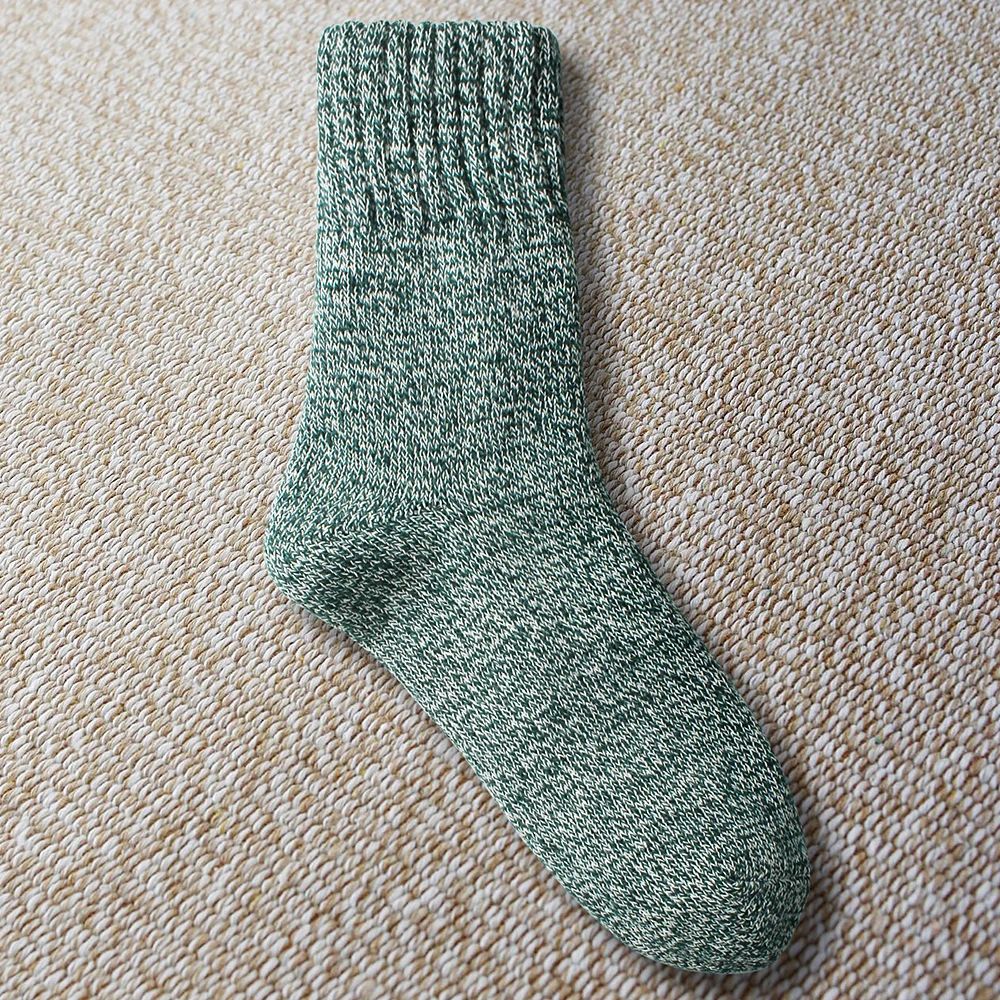 Solid Women Socks Simple Winter Wool Thick Warm Breathable Elastic Force Fashion Mid Socks For Female Solid Women Socks Simple Winter Wool Thick Warm Breathable Elastic Force Fashion Mid Socks For Female