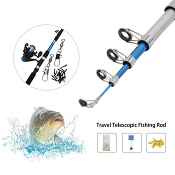 Telescopic Sea Fishing Rod Lure Hooks Buoy Set Retractable Fishing Tool with Plastic Spinning Reel
Telescopic Sea Fishing Rod Lure Hooks Buoy Set Retractable Fishing Tool with Plastic Spinning Reel