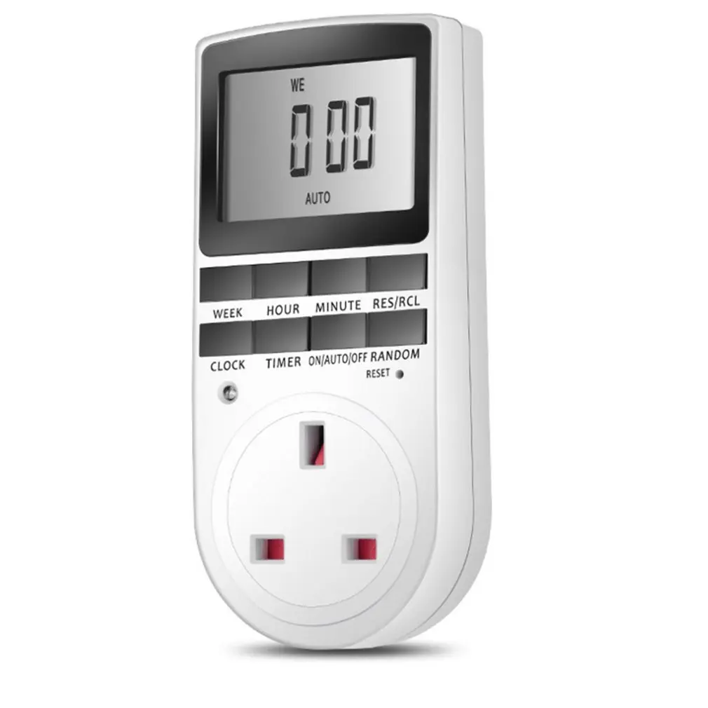 Digital Big Screen Timer Switch Socket Timer Power Meter Electronic Outlet Socket Programmable Setting For Household Device
Digital Big Screen Timer Switch Socket Timer Power Meter Electronic Outlet Socket Programmable Setting For Household Device
