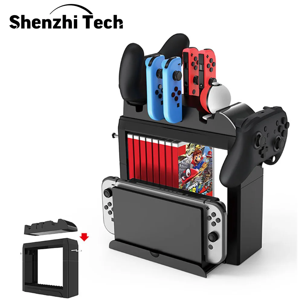 Charging Dock for NSwitch Pro Controller/Joy-Con Multifunctional Station Stand Kit for NSwitch Console with USB Type-C Cable AC
Charging Dock for NSwitch Pro Controller/Joy-Con Multifunctional Station Stand Kit for NSwitch Console with USB Type-C Cable AC