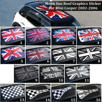 PVC Car Sun Roof Graphics Decor Sticker Decal DIY Styling For Mini Cooper 2002-2006 F54 F55 F56 R55 R56 R60
PVC Car Sun Roof Graphics Decor Sticker Decal DIY Styling For Mini Cooper 2002-2006 F54 F55 F56 R55 R56 R60