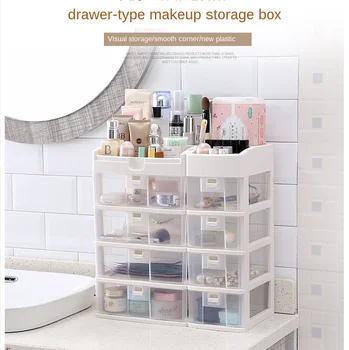Cosmetic storage box shelf Drawer organizer Table top multi-layer simplicity Household washing finishing makeup organizer
Cosmetic storage box shelf Drawer organizer Table top multi-layer simplicity Household washing finishing makeup organizer