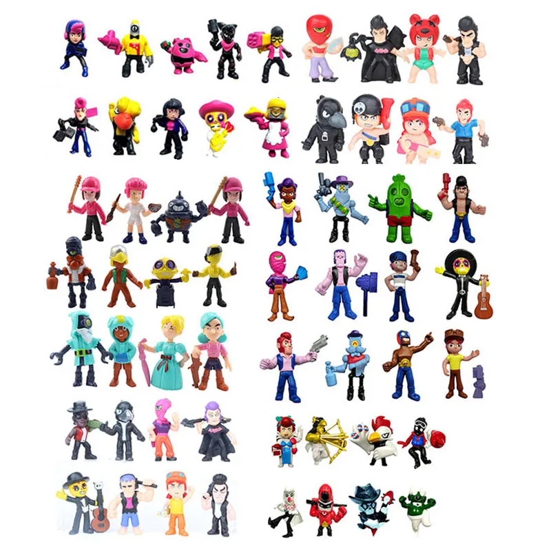 46pcs/set Brawl Action Figure Toys Star Hero Poco Shelly Nita Colt Jessie Brock Collectiable Block Model Toy For kids Gifts
46pcs/set Brawl Action Figure Toys Star Hero Poco Shelly Nita Colt Jessie Brock Collectiable Block Model Toy For kids Gifts