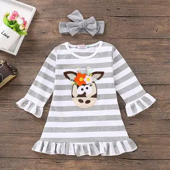 2019 Autumn Baby Girls Long Sleeve dress Headband Kids Party Dresses for girls 
2019 Autumn Baby Girls Long Sleeve dress Headband Kids Party Dresses for girls