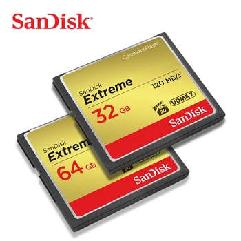 Sandisk Extreme Compact Flash Memory Card 32 GB 64 GB 128 GB Up to 120 MB Read Speed for 4 K and Full HD Video
Sandisk Extreme Compact Flash Memory Card 32 GB 64 GB 128 GB Up to 120 MB Read Speed for 4 K and Full HD Video