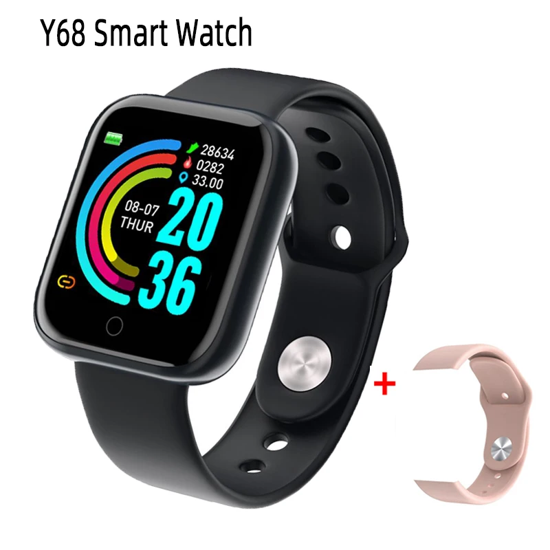 y68 Smart Watch Men Waterproof Bluetooth Sport Fitness Tracker SmartBracelet Heart Rate Blood Pressure Monitor Smartwatch Andro
y68 Smart Watch Men Waterproof Bluetooth Sport Fitness Tracker SmartBracelet Heart Rate Blood Pressure Monitor Smartwatch Andro