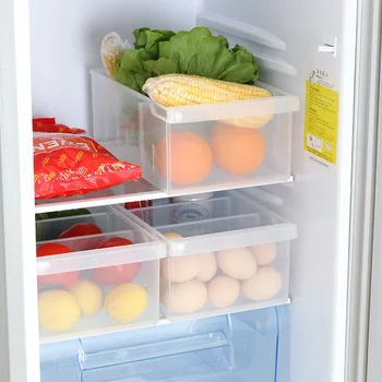 Refrigerator Storage Box Food Storage Box Adjustable PP Kitchen Freezer Transparent Multifunctional Storage Box
Refrigerator Storage Box Food Storage Box Adjustable PP Kitchen Freezer Transparent Multifunctional Storage Box