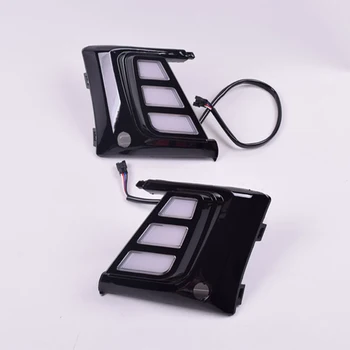 2PCS DRL Car LED Daytime Running Light fog lamp driving light with Turning Yellow Signal style Relay for Ford Focus 2019
2PCS DRL Car LED Daytime Running Light fog lamp driving light with Turning Yellow Signal style Relay for Ford Focus 2019