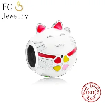 FC Jewelry Fit Original Brand Charm Bracelet 925 Silver Animal Enamel Clover Pet Cat Beads Perles For Making DIY Berloque Gift 
FC Jewelry Fit Original Brand Charm Bracelet 925 Silver Animal Enamel Clover Pet Cat Beads Perles For Making DIY Berloque Gift
