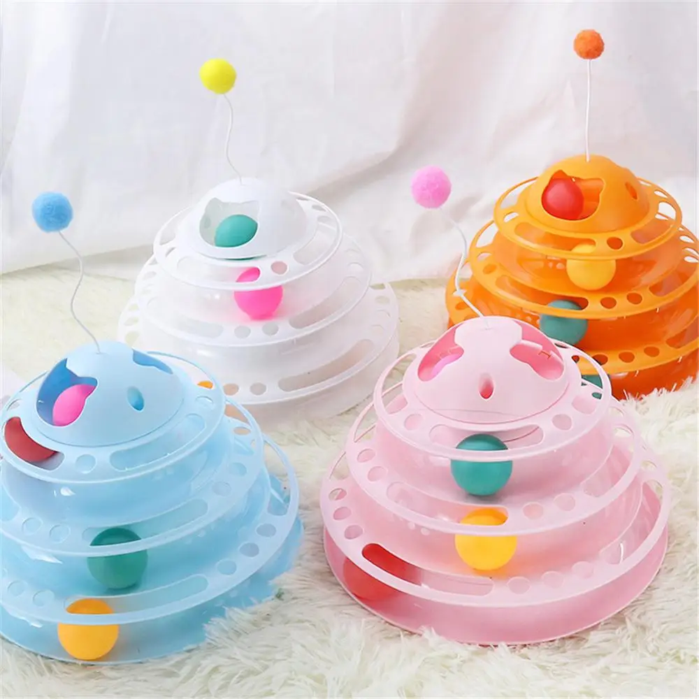 Cat Tower Track Disc 4 Levels Non-slip Kitten Interactive Training Intelligence Amusement Plate Funny Pet Play Game Toy
Cat Tower Track Disc 4 Levels Non-slip Kitten Interactive Training Intelligence Amusement Plate Funny Pet Play Game Toy