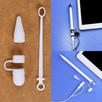 Silicone 3-in-1 Cap Holder + Tip Nib Protector Cover + Light Cable Adapter Tether for Apple Pencil iPencil iPad Pro Accessories
Silicone 3-in-1 Cap Holder + Tip Nib Protector Cover + Light Cable Adapter Tether for Apple Pencil iPencil iPad Pro Accessories