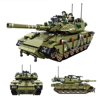 1730pcs Military Series Building Blocks Ww2 Israeli Merkava Main Battle Tank Diy Model Construction Compatible Bricks Boys Toy
1730pcs Military Series Building Blocks Ww2 Israeli Merkava Main Battle Tank Diy Model Construction Compatible Bricks Boys Toy