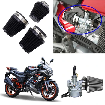 

1 Pcs 35mm 39mm 48mm 54mm 60mm Universal Motorcycle Air Filter Cleaner Air Pod for Honda Yamaha Harley Cafe Scooter Filter