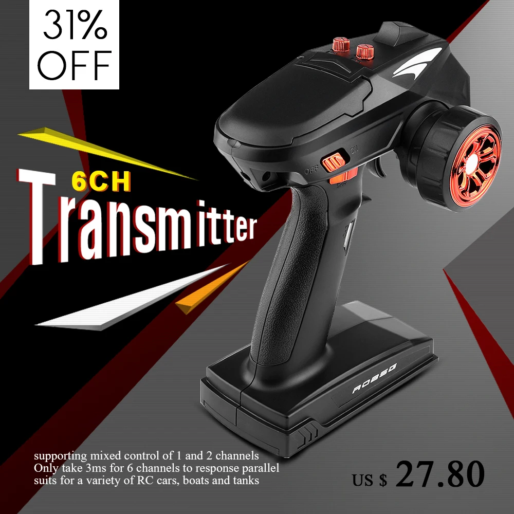 High Quality X4 2.4G 6CH Plastic Digital Radio Remote Control Transmitter with Receiver for RC Car /RC Boat
High Quality X4 2.4G 6CH Plastic Digital Radio Remote Control Transmitter with Receiver for RC Car /RC Boat