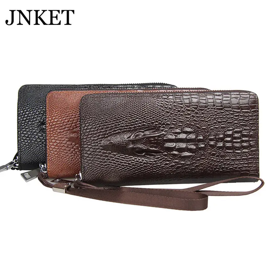 JNKET Men's Long Wallet Crocodile Pattern PU Leather Wallet Handbag Large Capacity Zipper Wallet Card Holder Wallet Clutch Bag
JNKET Men's Long Wallet Crocodile Pattern PU Leather Wallet Handbag Large Capacity Zipper Wallet Card Holder Wallet Clutch Bag