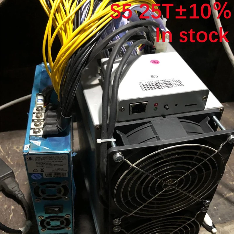 Asic bitcoin miner S5 25T±10% 2100W±7% with Original PSU same as Love Core A1 Aixin A1 better than whatsminer m3x
Asic bitcoin miner S5 25T±10% 2100W±7% with Original PSU same as Love Core A1 Aixin A1 better than whatsminer m3x