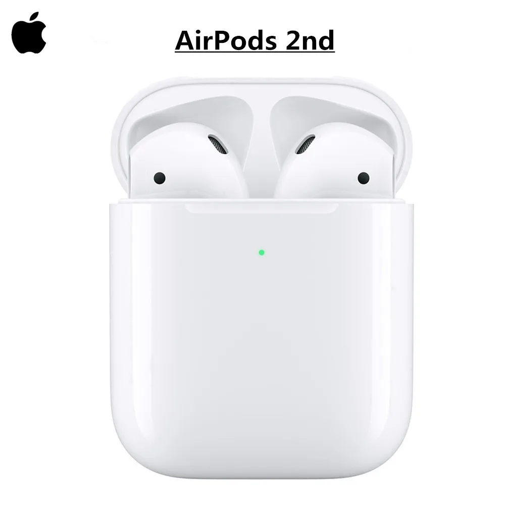 Apple AirPods 2nd Original Bluetooth Headset with Wireless Charging Case for iPhone iPad MacBook iPod Apple Watch
Apple AirPods 2nd Original Bluetooth Headset with Wireless Charging Case for iPhone iPad MacBook iPod Apple Watch