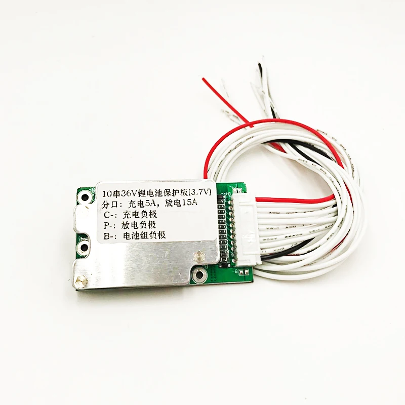 10S 36V Li-ion Electric Bicycle Battery, 15A 18650 Lithium Cell, BMS PCB Battery Protection, Board Balance
10S 36V Li-ion Electric Bicycle Battery, 15A 18650 Lithium Cell, BMS PCB Battery Protection, Board Balance
