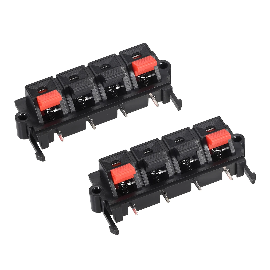 uxcell 2Pcs 4 Way Speaker Terminal Clip Push Release Audio Cable Terminal Strip WP4-19
uxcell 2Pcs 4 Way Speaker Terminal Clip Push Release Audio Cable Terminal Strip WP4-19