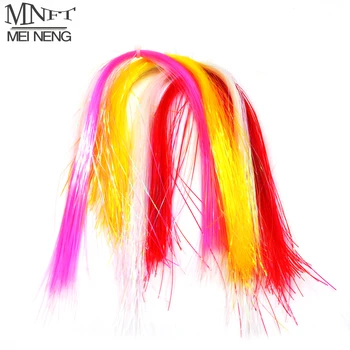 

MNFT 4 Packs Fly Fishing Tying Crystal Flash Flashabou Holographic Tinsel Jig Hook Lure Making Fly Tying Material