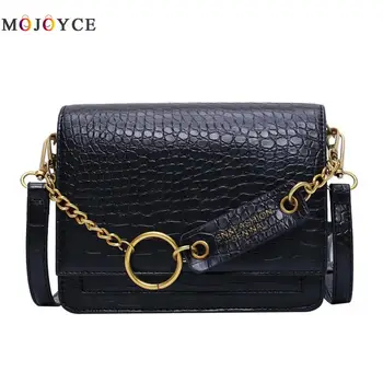 Vintage Crocodile Pattern Leather Crossbody Bags for Women Solid Color Female Small Chain Messenger Bag
Vintage Crocodile Pattern Leather Crossbody Bags for Women Solid Color Female Small Chain Messenger Bag