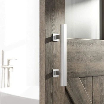 Heavy Duty 12 Inches Square and Flush Two-Side Barn Door Handle for Sliding Barn Door Gates Garages Sheds Furniture
Heavy Duty 12 Inches Square and Flush Two-Side Barn Door Handle for Sliding Barn Door Gates Garages Sheds Furniture