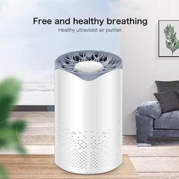 LED UV Sterilizer 4 Layer Filter Air Purifier USB Charging Night Light Air Cleaner Anion Ionizer Negative Ion Generator
LED UV Sterilizer 4 Layer Filter Air Purifier USB Charging Night Light Air Cleaner Anion Ionizer Negative Ion Generator