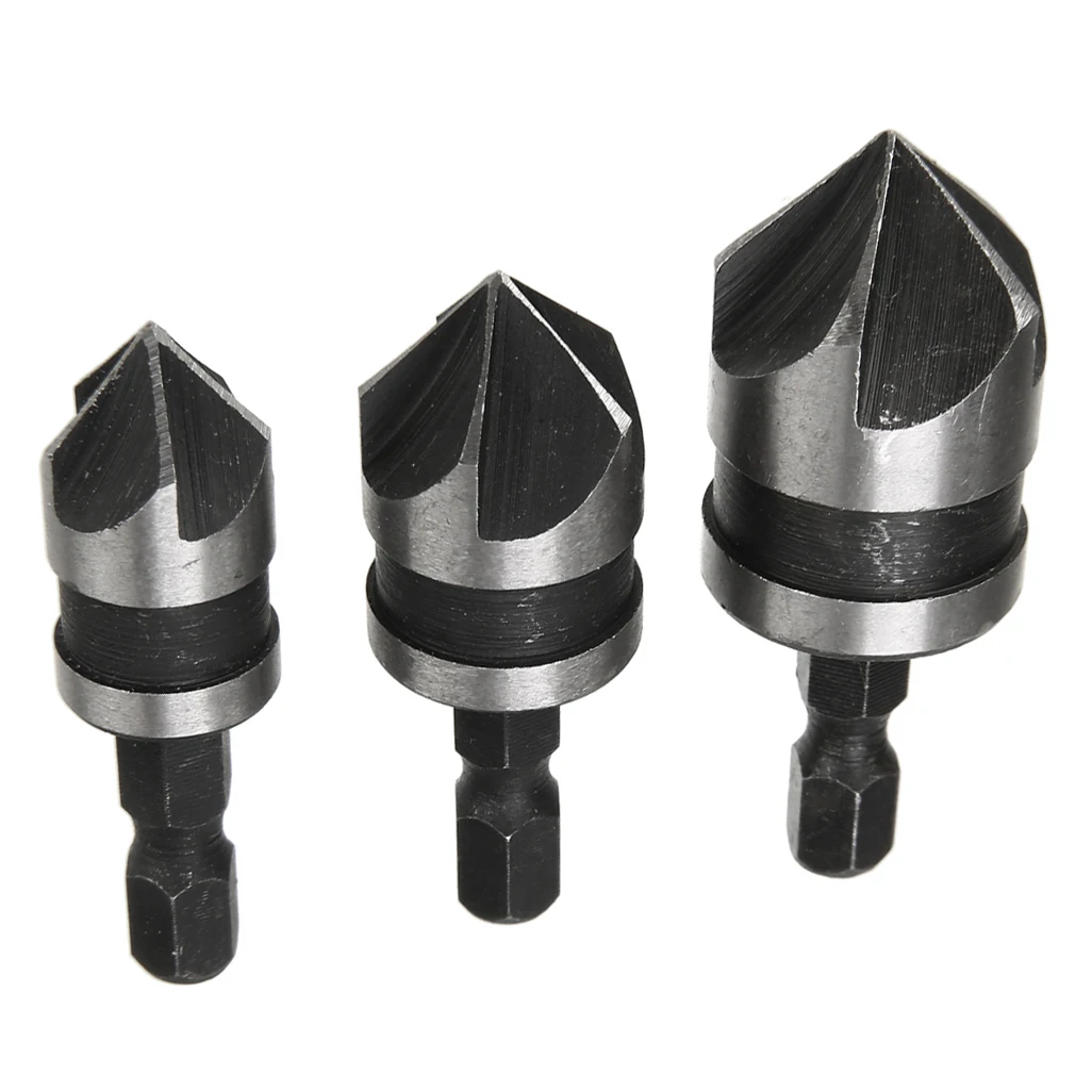 3pcs 12/16/19mm Hex Countersink Boring Set for Wood Metal Drill Bit Tools 90 Degree Wood Chamfering Drill
3pcs 12/16/19mm Hex Countersink Boring Set for Wood Metal Drill Bit Tools 90 Degree Wood Chamfering Drill