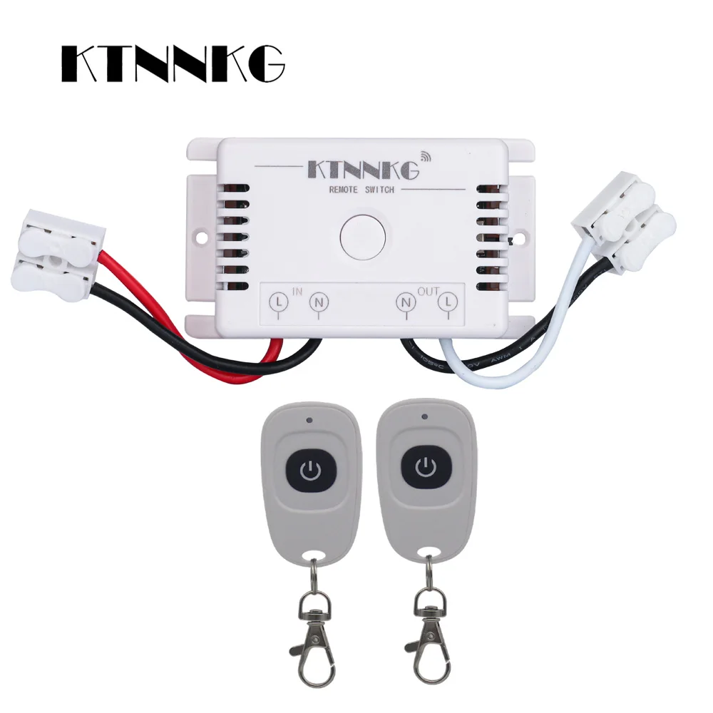 433Mhz AC90-250V On/Off Light Digital Wireless RF Remote Control Switch Receiver Transmitter Smart home Controller Module Relay
433Mhz AC90-250V On/Off Light Digital Wireless RF Remote Control Switch Receiver Transmitter Smart home Controller Module Relay