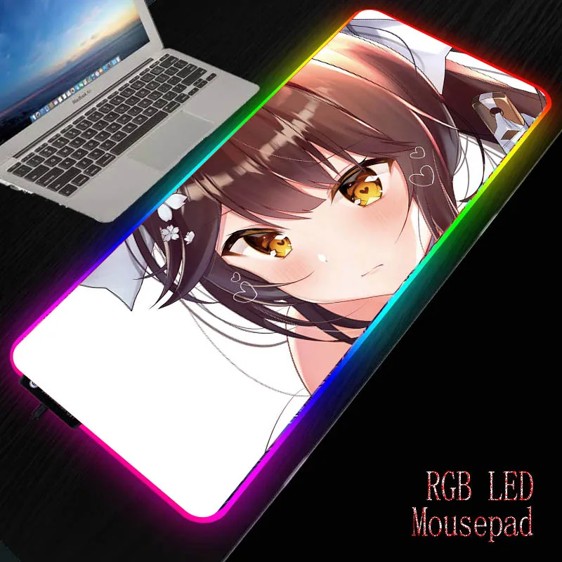 MRGBEST Sexy Anime Girl RGB Soft Large Gaming Mouse Pad Oversize Glowing Led Extended Mousepad Rubber Computer Keyboard Pad Mat
MRGBEST Sexy Anime Girl RGB Soft Large Gaming Mouse Pad Oversize Glowing Led Extended Mousepad Rubber Computer Keyboard Pad Mat
