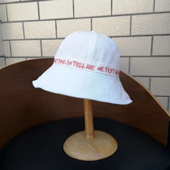 Hat female spring and summer Japanese alphabet embroidery fisherman hat all-match basin hat outdoor sun visor
Hat female spring and summer Japanese alphabet embroidery fisherman hat all-match basin hat outdoor sun visor