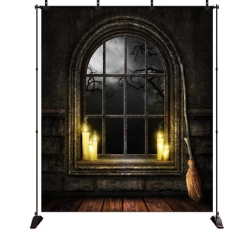 Halloween Photography Backdrop Candle Balcony Full Moon Magical Broom Background Photo Studio Booth Photographer Props
Halloween Photography Backdrop Candle Balcony Full Moon Magical Broom Background Photo Studio Booth Photographer Props