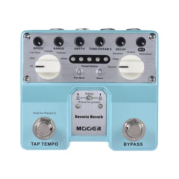 MOOER Reverie Reverb Guitar Effect Pedal 5 Reverberation Modes 5 Enhancing Effects with Two Footswitch
MOOER Reverie Reverb Guitar Effect Pedal 5 Reverberation Modes 5 Enhancing Effects with Two Footswitch