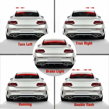 Multifunction Flowing LED 3rd Third Brake Light Bar Mount Reverse High Rear Signal Warning Stop Lamp Red Strip High Tail Qu J9D8
Multifunction Flowing LED 3rd Third Brake Light Bar Mount Reverse High Rear Signal Warning Stop Lamp Red Strip High Tail Qu J9D8
