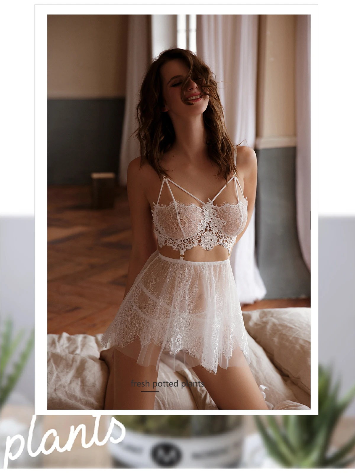 Fashion Y Sleepwear Women Backless Wear Night Gowns With Sets Vneck