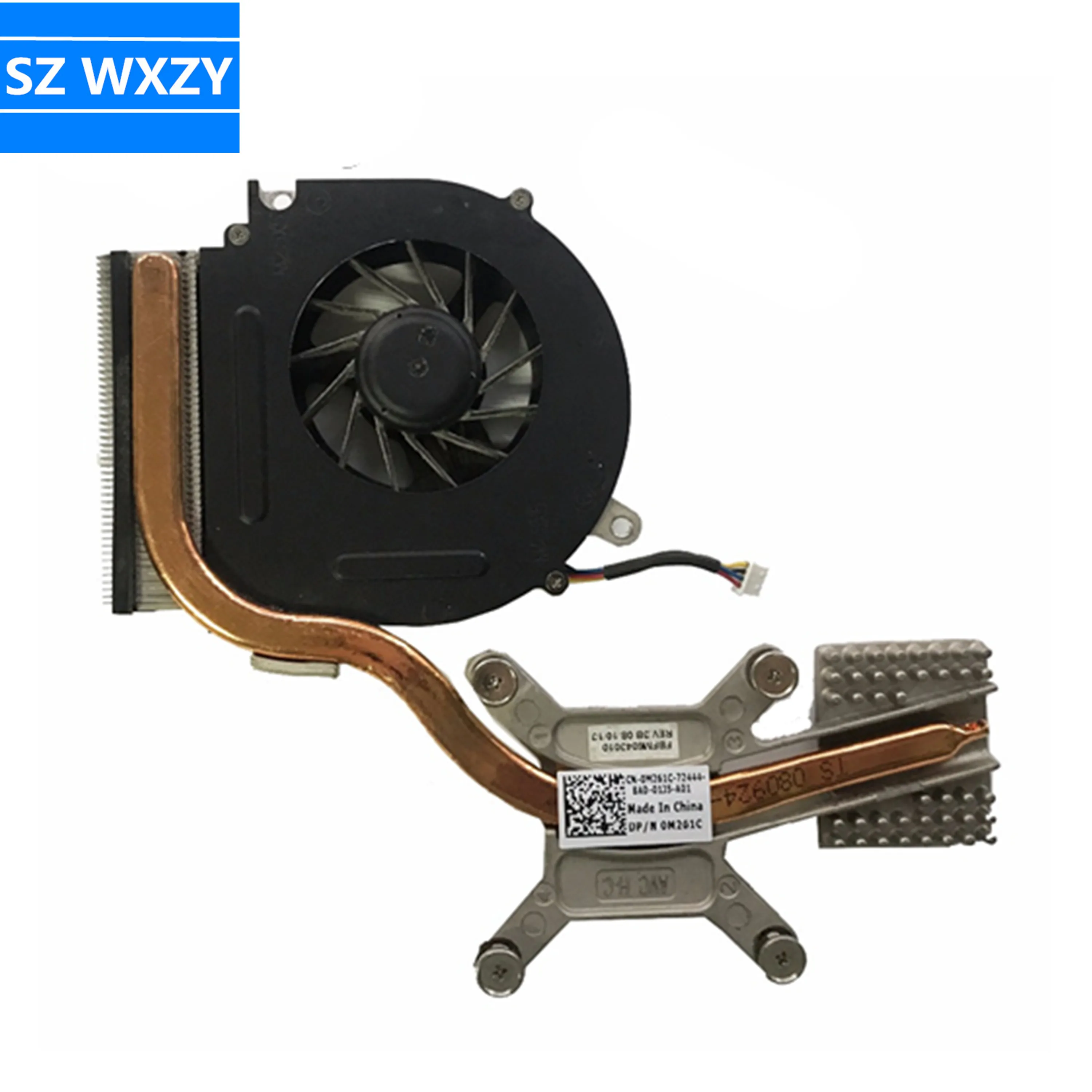 Оригинал для Dell Studio 1535 1536 Series Охлаждение процессора теплоотвод Fan CN-0M261C 0M261C M261C 100%