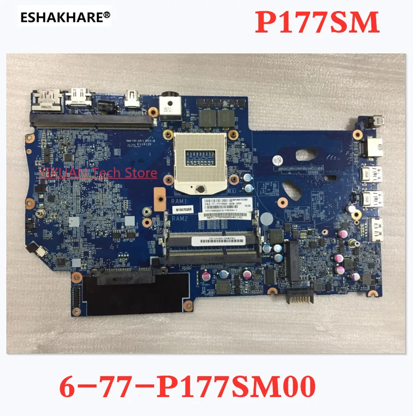 Материнская плата для ноутбука CLEVO P177SM P150SM P177SM00 100% | Компьютеры и офис