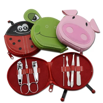 7pcs/set Stainless Steel Nail Tools Set with Cartoon Animal Shaped Pouch Nipper Kit Set for Birthday Party Gift
7pcs/set Stainless Steel Nail Tools Set with Cartoon Animal Shaped Pouch Nipper Kit Set for Birthday Party Gift