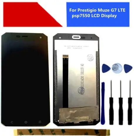 Новый оригинальный 5 дюймов для Prestigio Muze G7 LTE psp7550 psp7550DUO DUO ЖК-дисплей Дисплей
