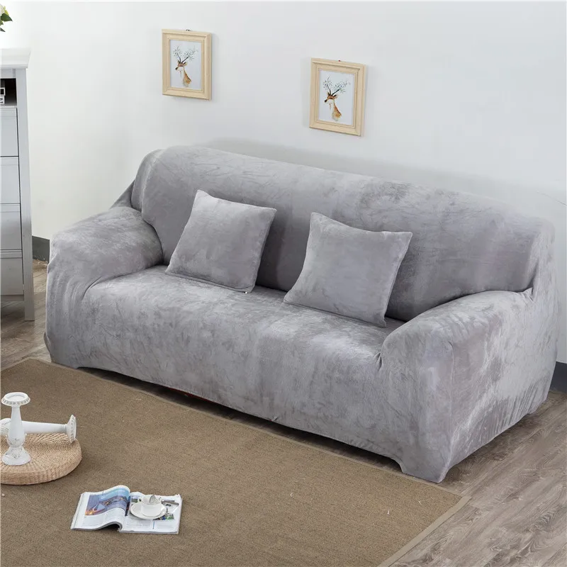 Thick Plush Elastic Sofa Cover for Living Room Solid Color Stretch Universal Sectional Couch Cover Slipcovers 1/2/3/4 seater
Thick Plush Elastic Sofa Cover for Living Room Solid Color Stretch Universal Sectional Couch Cover Slipcovers 1/2/3/4 seater