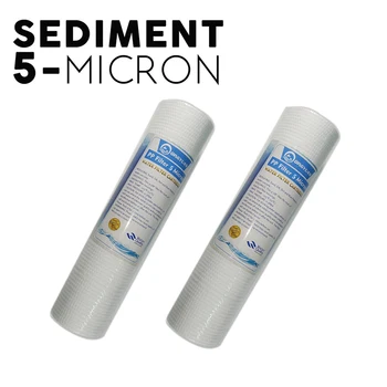 2 Pces 10 INCH5 MICRON PPF/SEDIMENT WATER FILTER CARTRIDGE Water Purifier Front Filter Cartridge Aquarium FOR REVERSE OSMOSIS
2 Pces 10 INCH5 MICRON PPF/SEDIMENT WATER FILTER CARTRIDGE Water Purifier Front Filter Cartridge Aquarium FOR REVERSE OSMOSIS