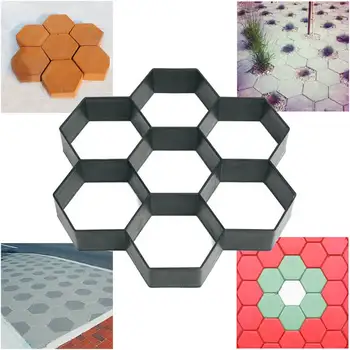 DIY Paving Mold Road Path Maker Mold Paver Walk Mould 
DIY Paving Mold Road Path Maker Mold Paver Walk Mould