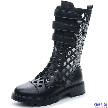 Genuine Leather Women's Martin Boots 2020 Summer Fashion Cutout Punk Style Women Shoes Ladies Footwear Plus Sizes
Genuine Leather Women's Martin Boots 2020 Summer Fashion Cutout Punk Style Women Shoes Ladies Footwear Plus Sizes