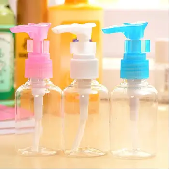 1pc at random 50ml PET Transparent bottle screw cap Pressed Pump Refillable Bottles for Lotion Shampoo Empty Protable T0171
1pc at random 50ml PET Transparent bottle screw cap Pressed Pump Refillable Bottles for Lotion Shampoo Empty Protable T0171