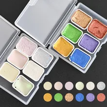 6colors/set Pearlescent Eyeshadow Chorms Pigment Cosmetics Aurora Shimmer Solid Fine Eye ShadowPowder
6colors/set Pearlescent Eyeshadow Chorms Pigment Cosmetics Aurora Shimmer Solid Fine Eye ShadowPowder