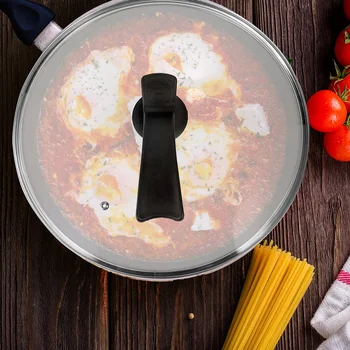 1Pc Universal Round Pot Lid with Standing Handgrip Transparent Glass Pan Pot Cover Replacement Tempered Glass Cookware Lid with
1Pc Universal Round Pot Lid with Standing Handgrip Transparent Glass Pan Pot Cover Replacement Tempered Glass Cookware Lid with