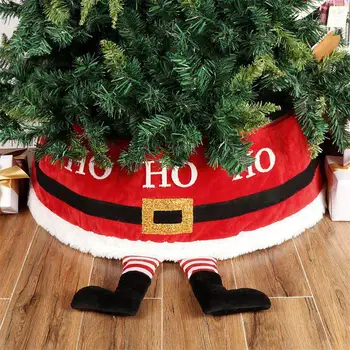 3D Christmas Tree Skirt Decoration With Santa Claus Feet, Round Shape Christmas Tree Collar Decoration for New Year Party,30Inch
3D Christmas Tree Skirt Decoration With Santa Claus Feet, Round Shape Christmas Tree Collar Decoration for New Year Party,30Inch