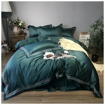 100% Egyptian long-staple cotton solid color satin embroidery four-piece set
100% Egyptian long-staple cotton solid color satin embroidery four-piece set