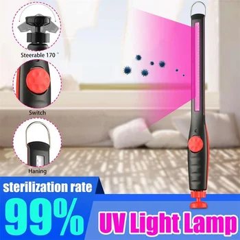 UV Light Sterilizer with USB Charging and 30 LED Electric Sanitizer Disinfection UVC Lamp for Hotel Toilet Car Keyboard
UV Light Sterilizer with USB Charging and 30 LED Electric Sanitizer Disinfection UVC Lamp for Hotel Toilet Car Keyboard