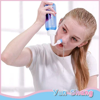 300ml Automatic Valve Nasal Washer Nose Clean Silicone Aspirator Nasal Inhaler Preventing Backflow Aspirator With Wash Salt
300ml Automatic Valve Nasal Washer Nose Clean Silicone Aspirator Nasal Inhaler Preventing Backflow Aspirator With Wash Salt